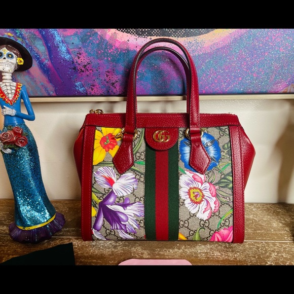 Gucci Ophidia GG Flora Small Tote - Picture 12 of 16